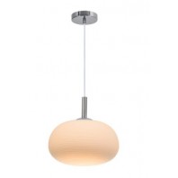 Lexi Lighting-Celia Glass Pendant Light - Metal Frame With Opal Glass Shade